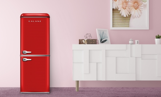 格蘭仕復古<a href=http://www.yinshitimesdesign.com/zixun/bingxiang/ target=_blank class=infotextkey>冰箱</a>配圖